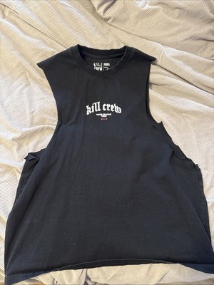 Kill Crew Inner Demons Cutoff Shirt Size Large