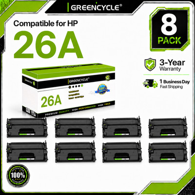 8PK 26A CF226A Toner Cartridge Greencycle Compatible HP LaserJet Pro M402n