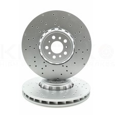 FOR BMW M8 F91 F92 F93 Competition FRONT LEFT RIGHT BRAKE DISCS PAIR 395mmX36mm