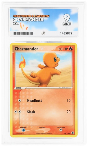 Charmander graded ACE 9 for sale on eBay