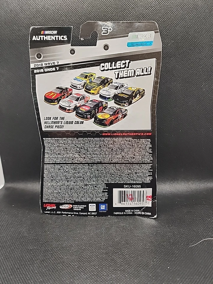 2018 Nascar Authentics Dale Earnhardt Jr #88 Hellmann's Wave 7 diecast car  1/64 - Image 2 of 2