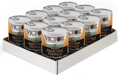 VICTOR Super Premium Dog Food   Chicken and Vegetables Stew Cuts in Gravy   Grai