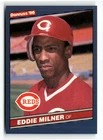 1986 Donruss Baseball Eddie Milner #325