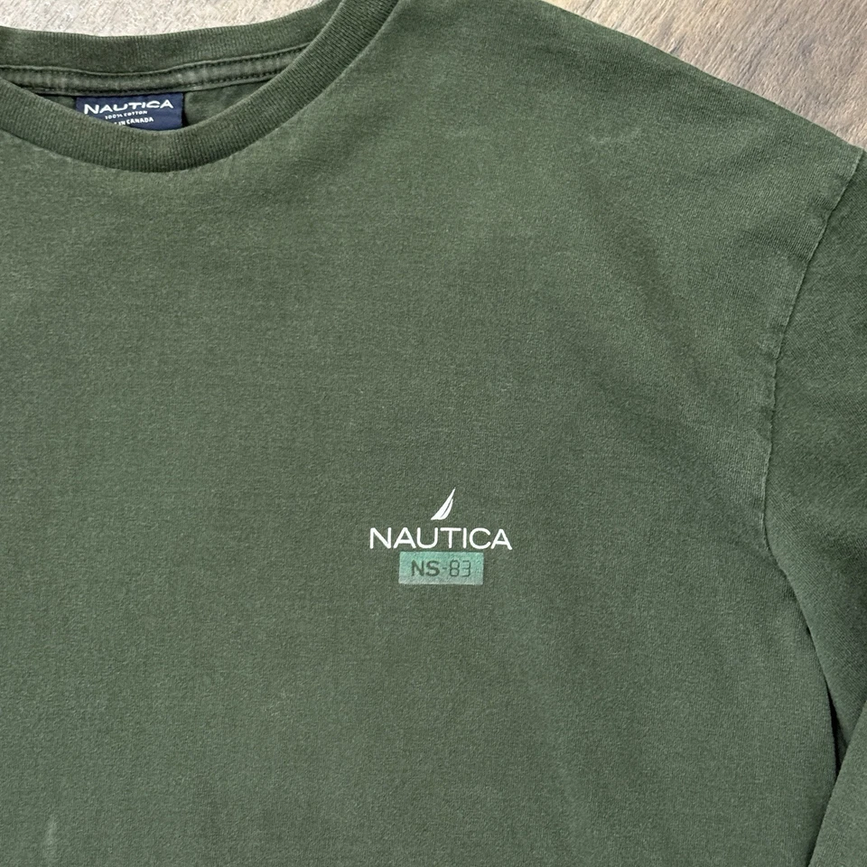 Camiseta vintage de manga larga Nautica talla XL NS-83 Foto 2 de 4
