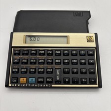 Vintage Hewlett Packard HP-12C Financial Calculator  Case- Tested Works 5  x 3  