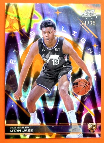 2025 Topps Cosmic Chrome Ace Bailey Base (RAW)