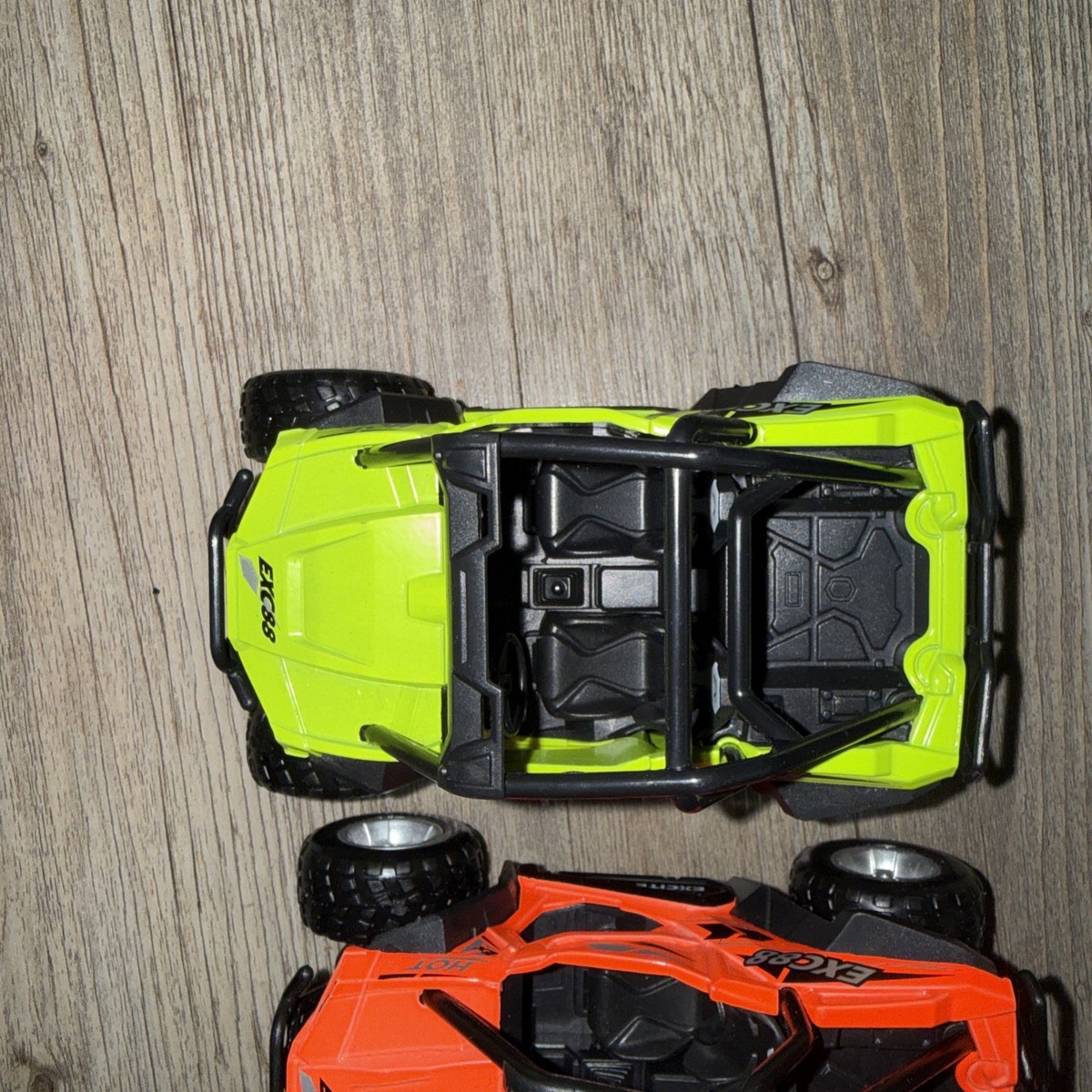 Excite Pullback Friction ATV DieCast Lot Of 2 EXC88 Lime Green