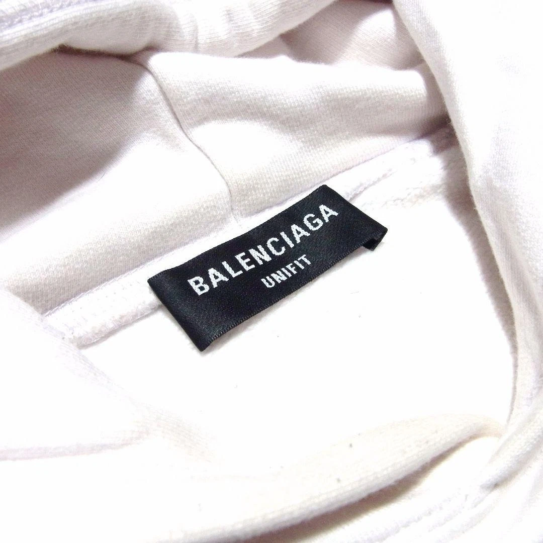 Felpa con cappuccio oversize 22Aw Balenciaga Taping Logo 1