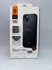 iPhone 15 Plus 14 Plus Case Spigen Core Armor MagSafe Black 6.7” Shockproof