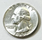 1957. X/FINE. +++  SILVER GEORGE WASHINGTON QUARTER