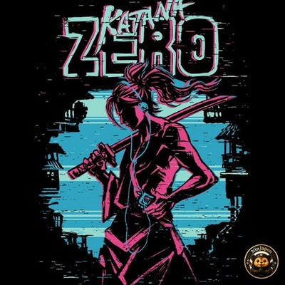 Katana Zero Distortion T-Shirt Womens Fangamer Japan Official