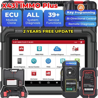 Launch X431 IMMO PLUS Key Programmierer OBD2 Scanner Alle System Diagnosegerät