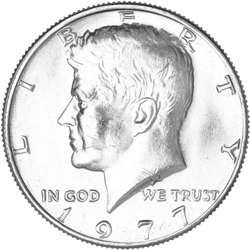 1977 P KENNEDY  Half Dollar  50c  BU  from  Mint Set