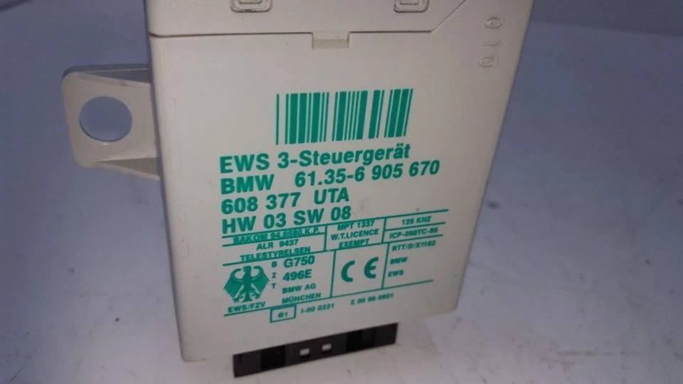 Станция иммобилайзера с блокировкой шасси ECM Wgn подходит для 00–03 BMW 540i 846953 - Изображение 2 из 4