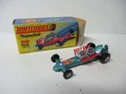 Matchbox Lesney Superfast SF64 Slingshot Dragster- blue, FLAME LABEL, RARE, box
