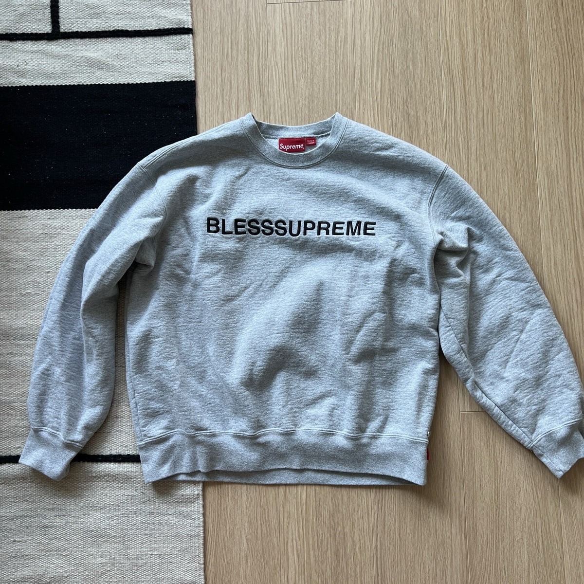 Supreme Bless Crewneck FW23 Heather Grey Large | eBay Supreme Bless Crewneck FW23 Heather Grey Large | eBay