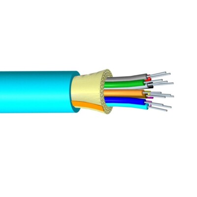Commscope 700009772 6-Fiber Plenum Fiber Indoor Cable Multimode OM3 Aqua