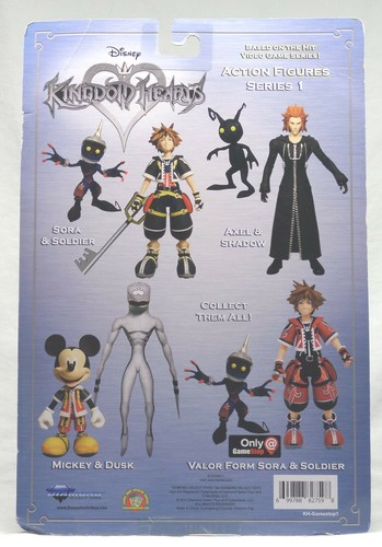 Disney Kingdom Hearts Action Figurines Series 1 Complete Set of 8 NWT - 第 1/5 張圖片