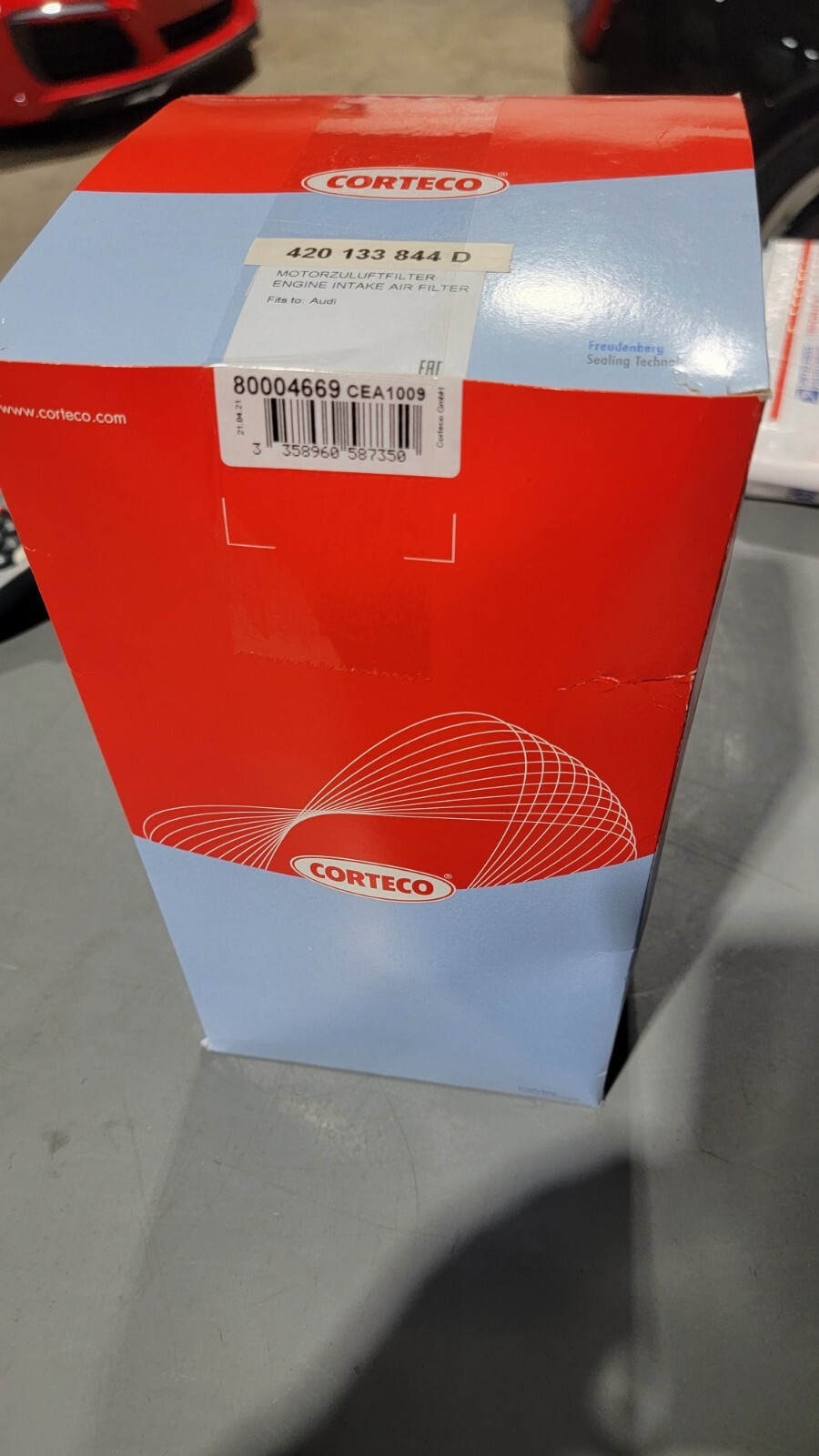 Audi R8 Air Filter 420 133 844 D, Corteco 80004669