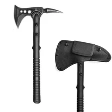 16" Survival Tomahawk Camping Throwing Axe Hatchet Hunting Tactical+Nylon Sheath