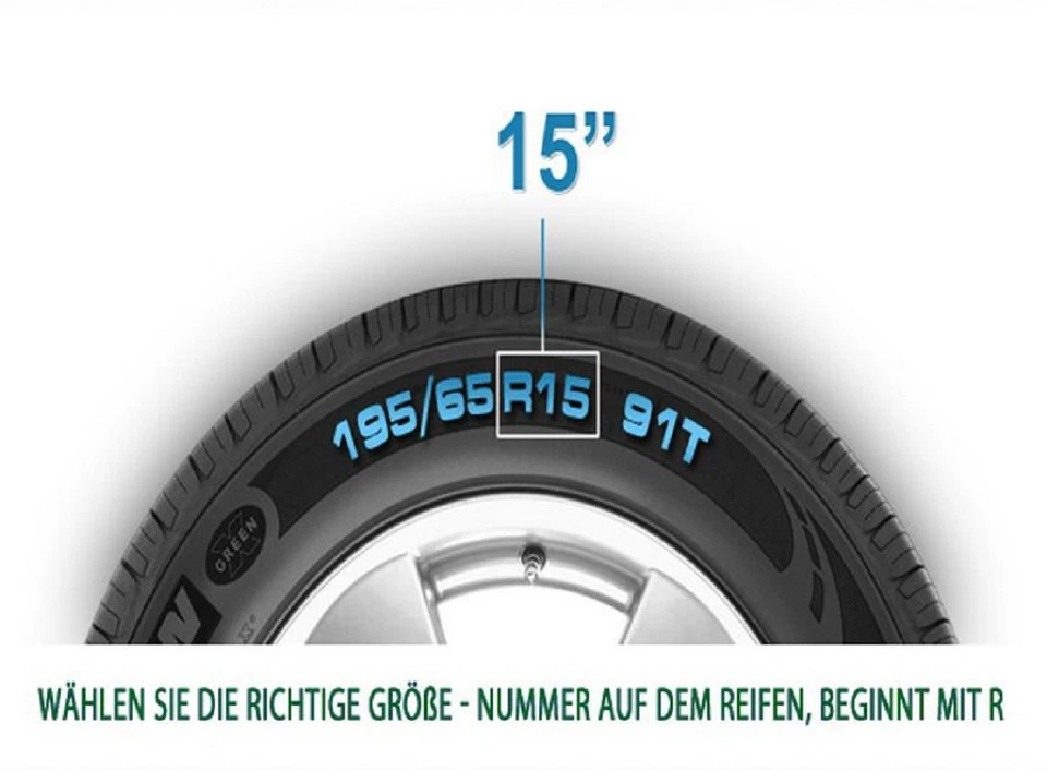 Radkappen Radzierblenden 16 Zoll Blau-Strong 4Er Set - Bild 4 von 4