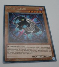 Yu-Gi-Oh Karte - SIMM Tablir - Cyberse / Effect - Yugioh Neu