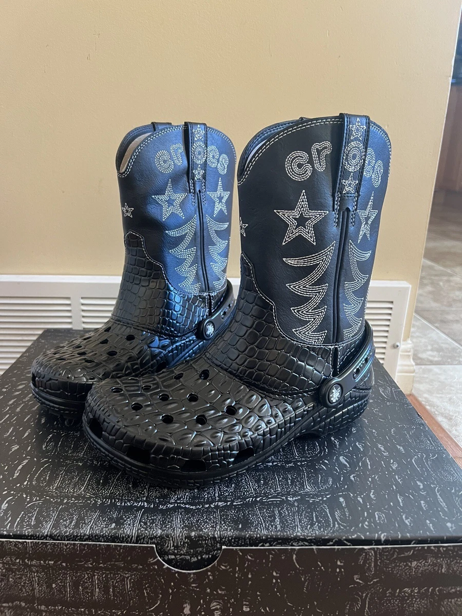 Cowboy crocs clearance