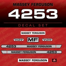 Massey Ferguson 4253 Tractor Aftermarket Decal Sticker Aufkleber Set