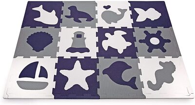 Hakuna Matte Puzzle Play Mat - Ocean world (1.2x-0.9m)