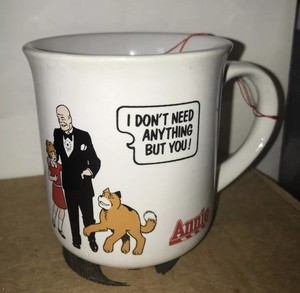 Little Orphan Annie Cup Mug It S The Hard Knock Life Applause Vintage 19 Ebay