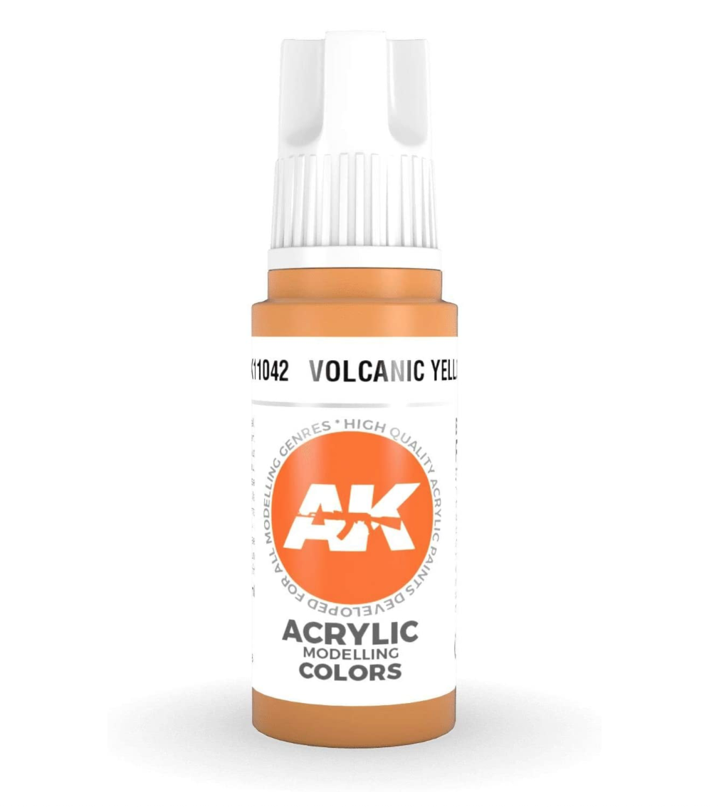 3 - AK Interactive AK11042 3rd Gen Acrylic Volcanic Yellow 17ml | eBay