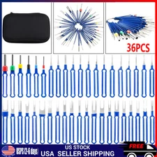 36Pcs/Set Terminal Removal Tool Kit Pin Extractor Electrical Wire Connector Kits