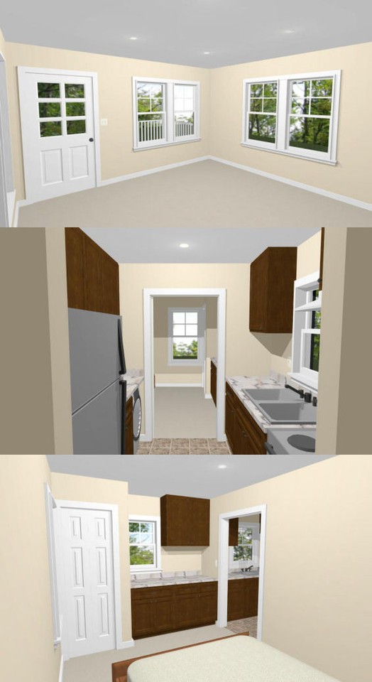 14x30 Tiny House -- 419 sq ft -- PDF FloorPlan -- Model 1A | eBay