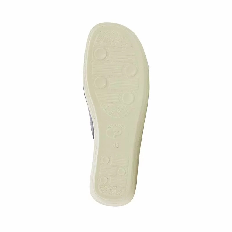 Patrizia 177 Ciabatte Donna In Vera Pelle - Made In Italy Con Tomaia Microfibra Color Cuoio