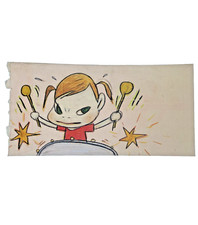 Yoshitomo Nara Stampa Yokohama Triennale Mostra Autentica (2005) 14,75” X 11,75”