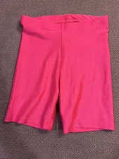 Mens Jock Shiny Hot Pink Shiny Spandex Tights Compression Shorts Medium