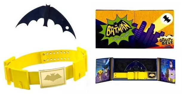 Mattel Batman TV 1966 Adam West Costume Utility Belt Batarang