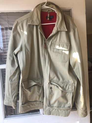 Mens Flannel Shirt Jacket Size 