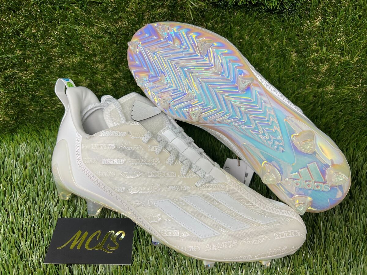 Men's Sizes 10.5 - 12 Adidas Adizero Football Cleats Cloud Men's Sizes 10.5 - 12 Adidas Adizero Football Cleats Cloud