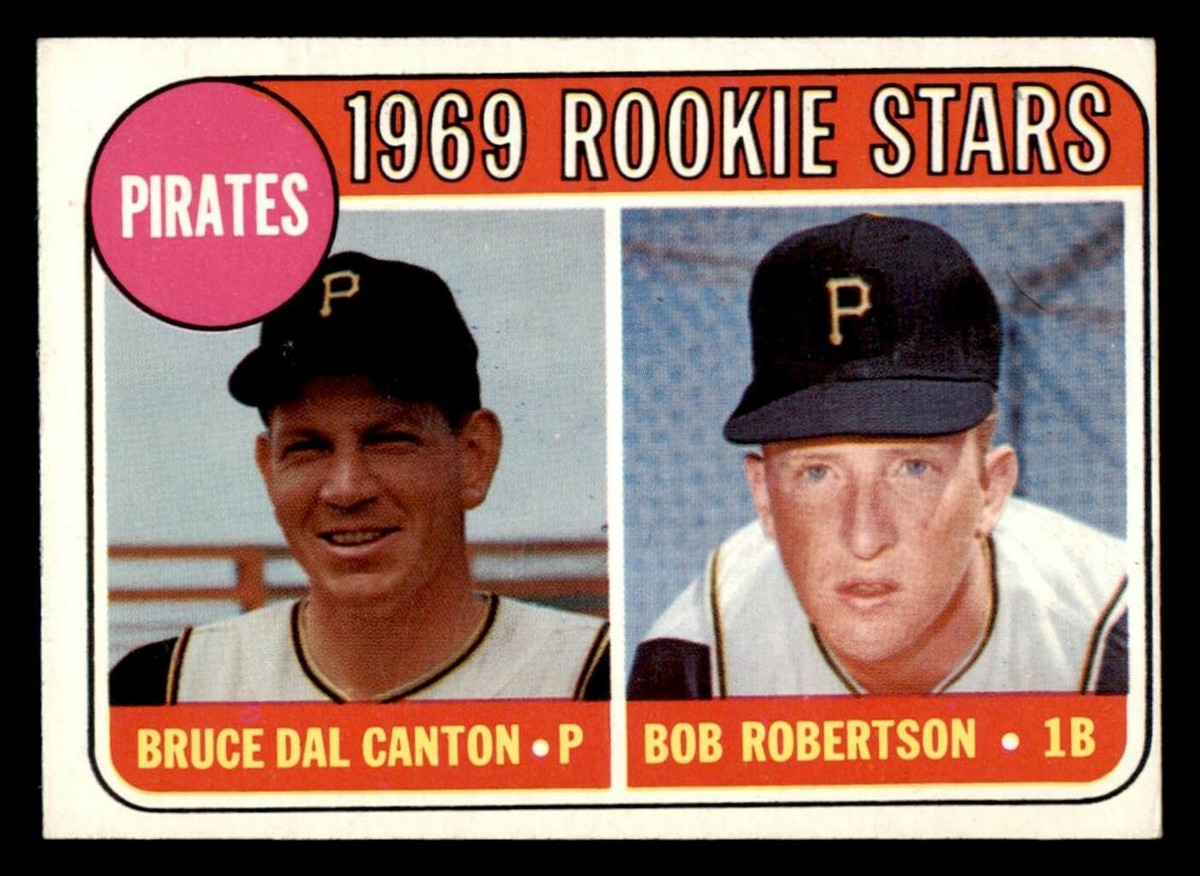 1969 Topps Baseball #468 Pirates Rookies (Yellow Letters) EX *d6