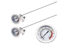 Efeng15 Long cooking thermometer for oil or candy 2 Pack with Pot Clip, 2"...