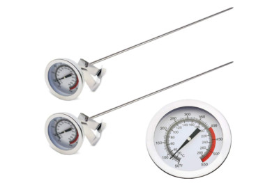 Efeng15  Long cooking thermometer for oil or candy (2 Pack) with Pot Clip, 2''...