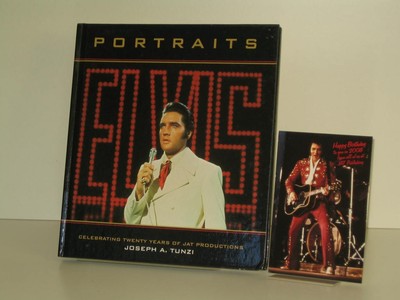 Joseph A. Tunzi:  Elvis Presley - Portraits  (2008 JAT Productions) + Postkarte