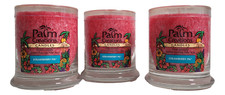 Scented Candles 3-Pack 9oz Jars Strawberry Fig Fragrance Aromatherapy Spa