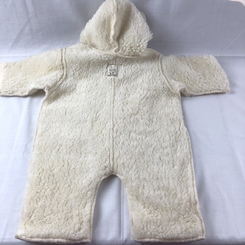Seeds By Corky & Company Pink Winter One Piece with Cream/White Sheep 0-3 mons - Picture 7 of 10
