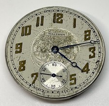 WALTHAM POCKET WATCH MOVEMENT 7 Jewels 16s 1926 Runs