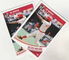 2018 DONRUSS JOE MORGAN 2B REDS HOF #92 BASE & VARIATION SP HOT!