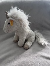 STEIFF Einhorn sitzend,groß neuwertig Knopf im Ohr A933441