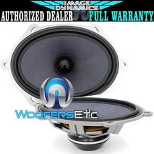 IMAGE DYNAMICS X-57 5x7" 6x8" SOUND QUALITY MIDRANGE SPEAKERS MIDS MID BASS-PAIR