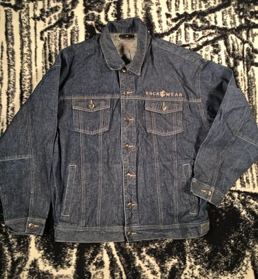 Vintage Rocawear Denim Jean Jacket Men 